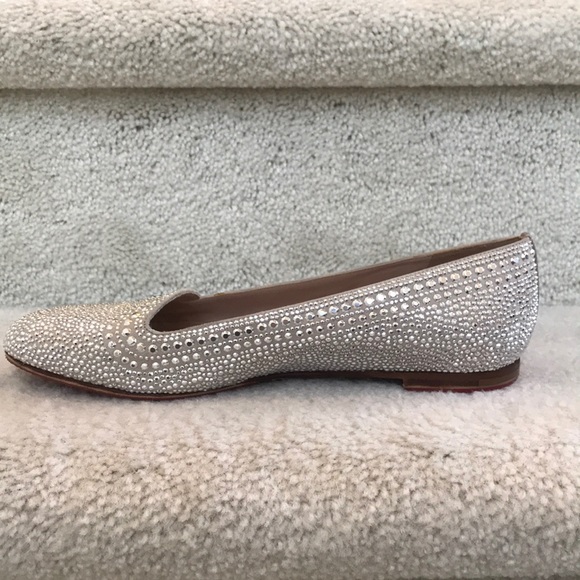 Valentino Silver Micro-Stud Smoking Slipper - Picture 13 of 16